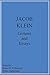 Jacob Klein Lectures and Essays