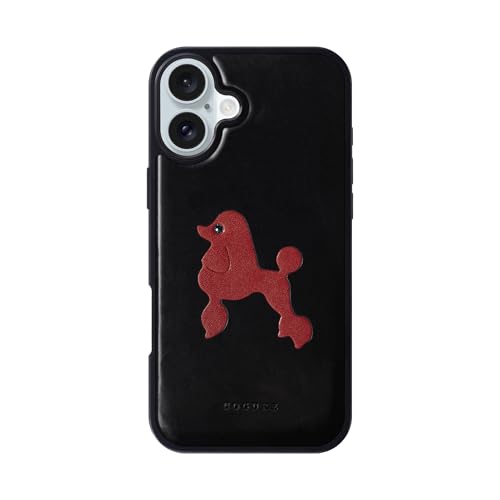 COGURE �X�}�z�P�[�X iPhone16Plus�p �P�[�X �{�v �C�^���A���T�h�����U�[ �� ���� dog �v�[�h�� �ϏՌ� �V���v�� ���킢�� ������� �M�t�g�{�b�N�X�t�� COTPoo ����A �u���b�N