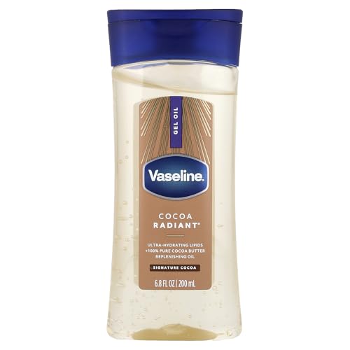 Vaseline Huile gel revitalisante pour le corps - Enrichie au beurre de cacao, à l'huile d'amande et aux extraits de noix du Brésil - 200 ml