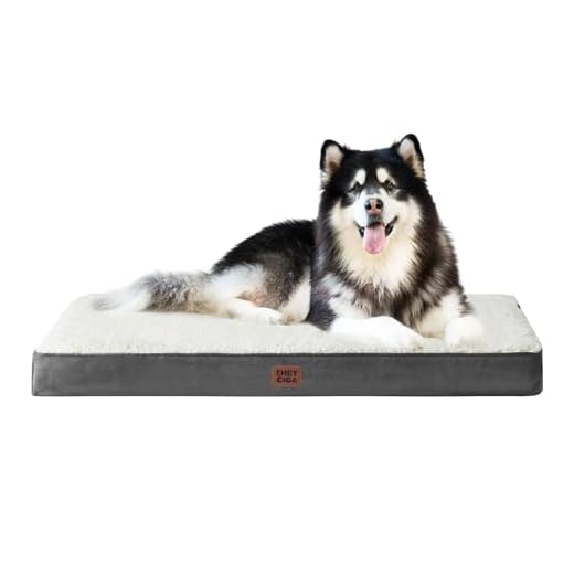 EHEYCIGA Cama Perro Grande XXL Ortopédica, Dog Bed, Colchon Perro con Espuma De Caja De Huevos, Colchoneta Perro Lavable, 120x74x8cm, Beige