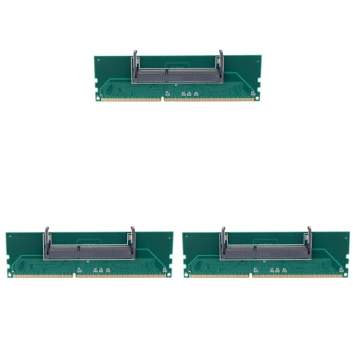 Hundnsney 3X DDR3 Ordinateur Portable So-DIMM A Ordinateur de Bureau DIMM Memoire RAM Connecteur Adaptateur DDR3 Memoire Interne pour Ordinateur Portable A la Memoire de Ordinateur