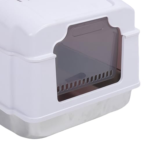 Arenero para gato de acero inoxidable miniatura 6