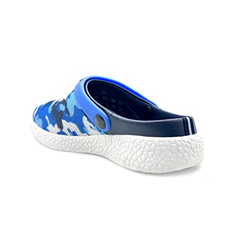 Image of KazarMax Women Navy Blue Camo Clogs - 8 UK