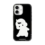 【Amazon.co.jp限定】CASETiFY コンパクト iPhone 16 ケース [薄型軽量/耐衝撃/米軍MIL規格] - Baby is me - クリア ブラック