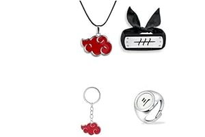 Hidan Ring, Necklace, Keychain, Headband Set, Akatsuki Cosplay Accessory