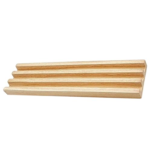 Bandeja de Madera para Dominós con Base Antideslizante
