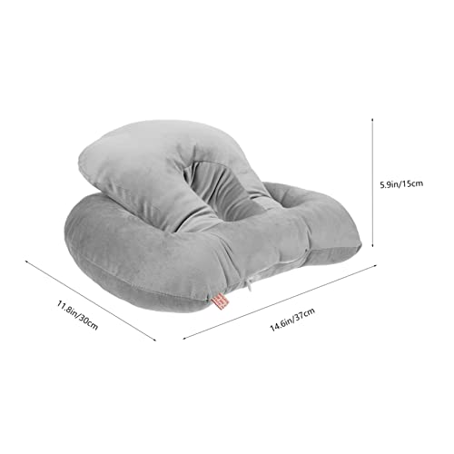Almohada ergonómica portátil de espuma 37x30x15 cm miniatura 5