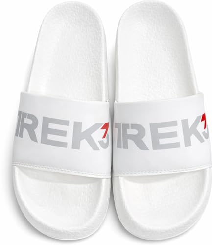 Image of Slide Flip Flops Slippers for Men & Women, Casual Slip-On, Lightweight Comfortable Open Toe Slippers for Daily, Anti-Slip Sole Bathroom Slippers,