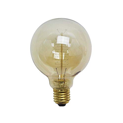 La Mejor Recopilación de Foco vintage - los preferidos. 39 SANELEC, Foco Vintage Tipo Globo, Luz Cálida, 35 W, Incandescente, Uso Decorativo, 546 LM, Modelo 1730