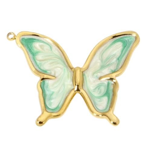 Collier papillon en acier dégradé multicolore pour sublimer vos tenues d'été