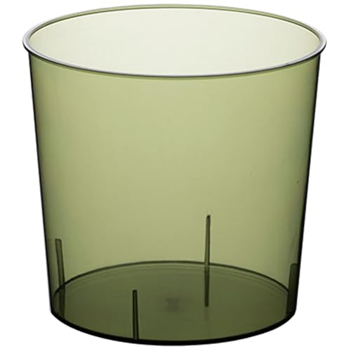 Image of LIFKOME Clear Large Capacity Trash can Transparent Plastic Wastebasket for Kitchen Bathroom Office Storage and Garbage Organization