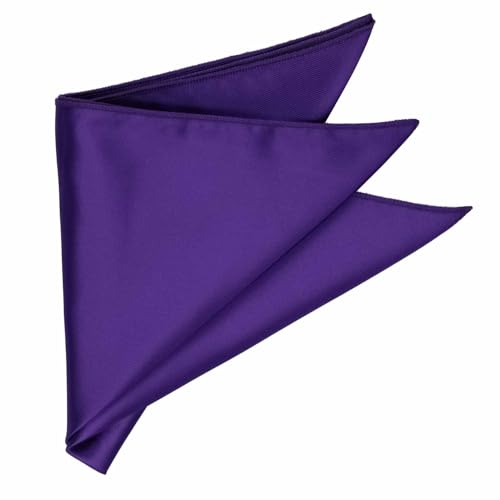 Image of tiemart Solid Color Pocket Squares for Men | For Suits, Perfect for Wedding Parties, 12 x 12 inch / 30 x 30 cm