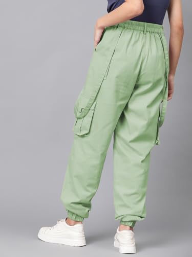 Image of KOTTY Women's High Rise Relaxed || Straight || Joggers Fit Cargo's for Pants || Trousers