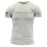 Grunt Style Grumpy Old Vet Men's T-Shirt (Sand, XLarge)