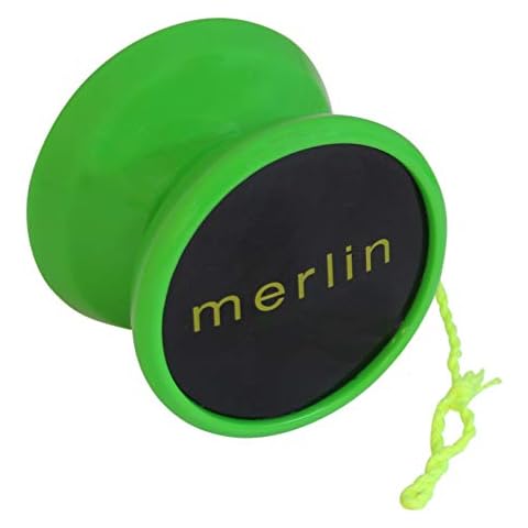 Yoyo King Green Merlin Professional Responsive Yoyo with Narrow C Bearing and Extra String Cover