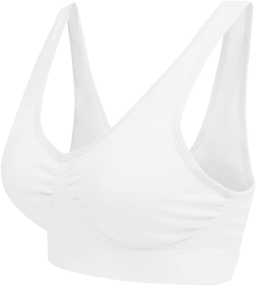 Blu Apparel Multipack Seamless Comfort Bras Sleep Bras Sizes 8-24 Not Padded Wireless 4 31pP 8E8AQL. AC SL1000