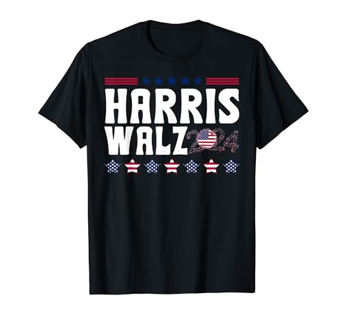 Harris Waltz 2024 Wahl Kamala Harris Tim Waltz 2024 Tees T-Shirt