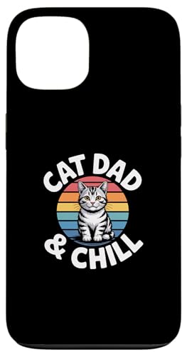 Cat Dad And Chill �X�}�z�P�[�X iPhone 13 �p