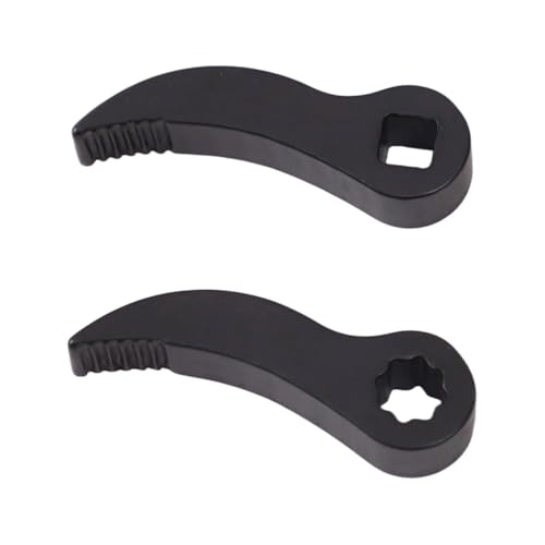 Paquete de 2 herramientas de cabeza adaptadora de llave de palanca, palanca de aleación de 1/4 pulgadas para reparación de automóviles y extracción de medio eje, diseño compacto para espacios