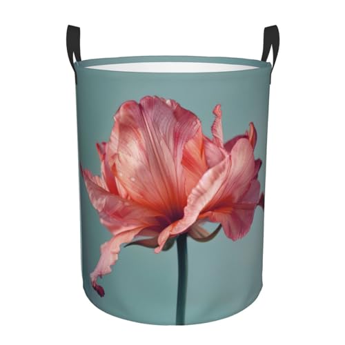 Panier à linge haut floral pour couvertures de chambre