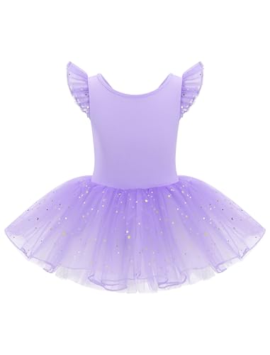 Robe de danse fille avec paillettes pour spectacles de ballet et galas d'école