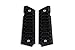 1911 Government/Commander Full Size Grips Aluminum Matte Black Cobra