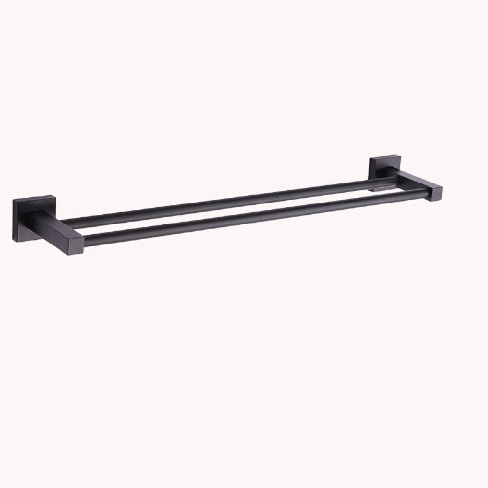 Rack de serviette en aluminium contemporain et ensemble de quincaillerie de luxe LWX