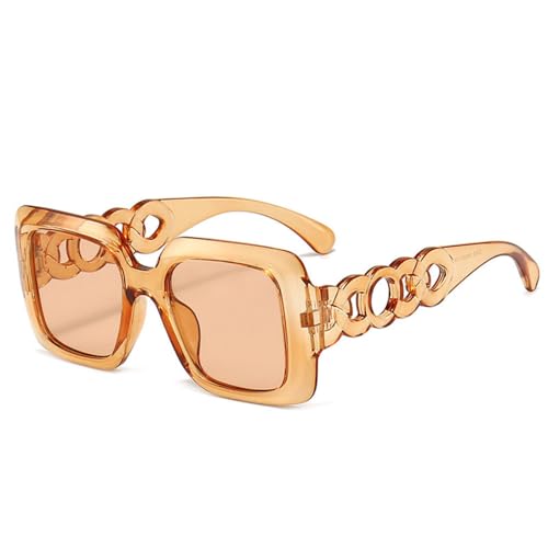 Lunettes de soleil carrées femmes et hommes protection UV400 tendance