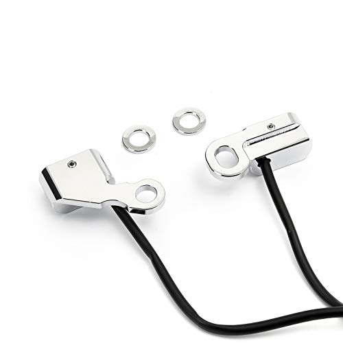 Clignotants LED Harley Sportster en aluminium chrome certifié ECE - 3