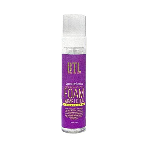 VANESSA BTL Professional Moisture Sculpting Foam Wrap Loção, Desempenho Supremo (Frasco Rosa)