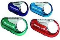 Master Lock 3-5/16 in. L Metal 3-Dial Combination Luggage Lock 1 pk