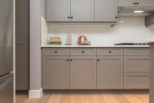 Image of Ravinte 50 Pack 1-1 /4 Inch Kitchen Cabinet Knobs Matte Black Zinc Pulls Door Handles for Dresser Drawers