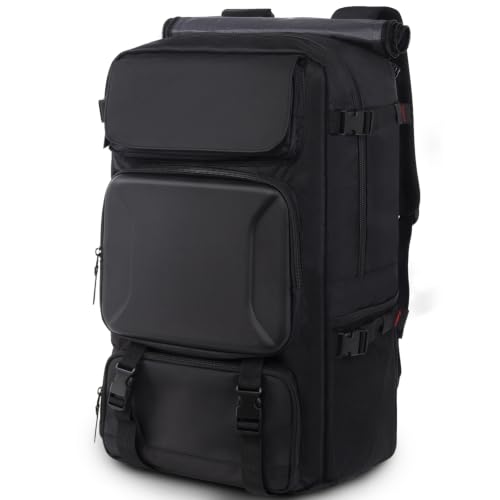 TPAID Mochila rígida de 45 L, aprovada por voo com alças ocultas