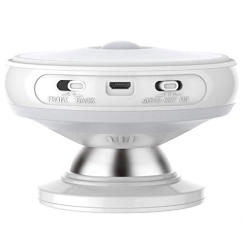 Preisvergleich Produktbild HJCE 360 Grad Drehbare Wiederaufladbare Led Nachtlicht, Sicherheit Wandleuchte Bewegungssensor Licht Für Schlafzimmer Treppe Küche Toilette Lichter Weiß Emittieren