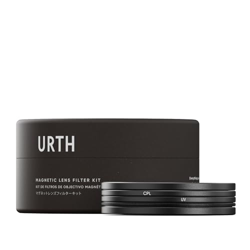 Urth Kit de Filtre d'objectif magnétique 77 mm : UV et Circulaire polarisant (CPL) (Plus+)