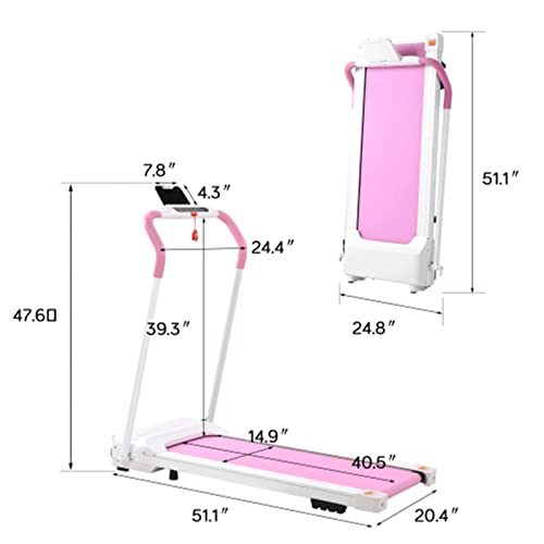 Image of Treadmill Walking Folding Treadmill Home Portable Fitness No Need to Install