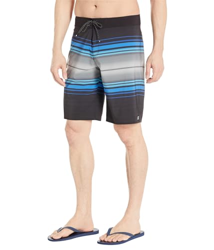 Billabong Men's Standard 20 Inch Outseam Performance Stretch All Day Pro Boardshort, Black