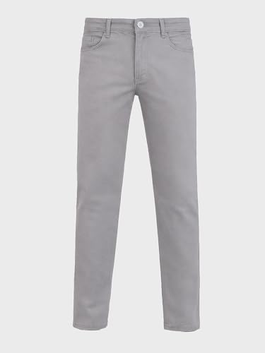 Image of The Indian Garage Co Men Mid-Rise Stretchable Regular Fit Chinos