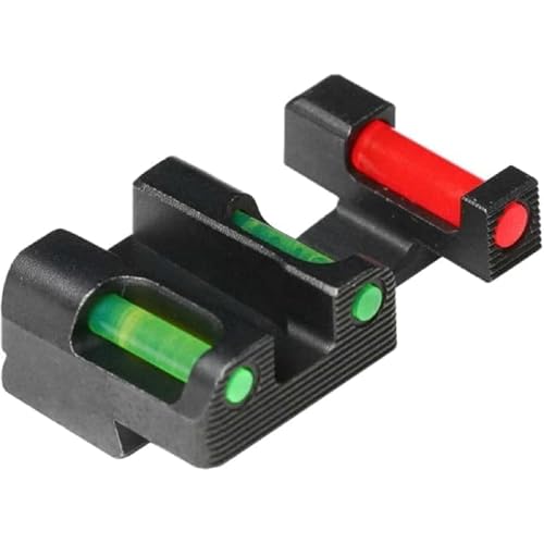 Image of TAG PRECISION Tactical Gun Sights Compatible with Beretta M9A4 & 92Xi | Compact Ultra-Bright Front & Rear Tactical Handgun Sights with Easy-to-Use FiberLok Technology