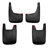 Tecoom Mud Flaps Splash Guards Compatible with 2019-2023 Dodge Ram 1500(Not for Classic Models) w/o OEM Fender Flares Front and Rear Car Truck Mud Flaps Set of 4 ABS Molded