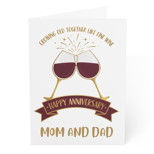 J&J'S TOYSCAPE Happy Anniversary Card ���e�p �J�b�v���̌����L�O���J�[�h ���q�►����̃}�}&�p�p�p �ʔ��������̂��j���A5x7�C���`�A�����͋�(���C��)