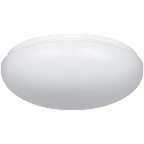 Sunlite LFX/AM/23/M/E/D/30K 16-Inch Warm White Light 23-watt 120-volt Energy Star Dimmable LED Mushroom Style Fixture with Acrylic Lens, White Finish