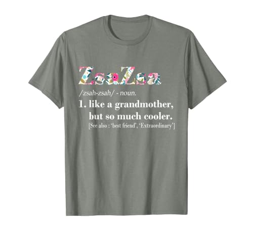 Womens Zsa Zsa Like Grandmother but So Much Cooler T-Shirt, Men, Olive Heather, 3X-Large