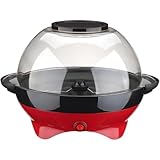 Yubbuioポップコーンマシン、丸型、全自動、多機能、コンパクト、大容量、子供、大人、家庭用に適しています、