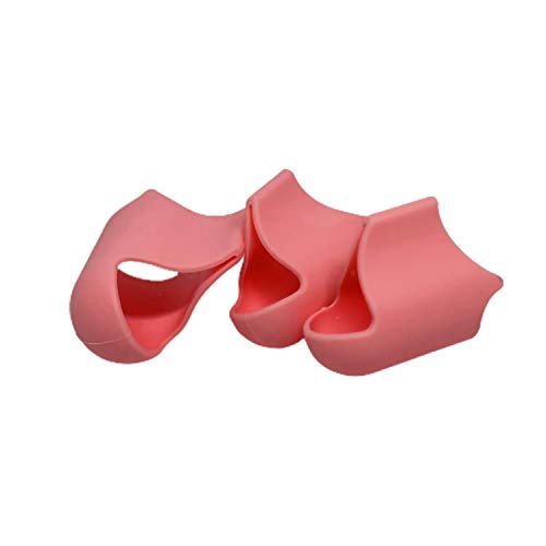 Non-Stick Chip Fingers Tips, Finger Protectors, Finger Covers Protection, 3 pcs (Pink)