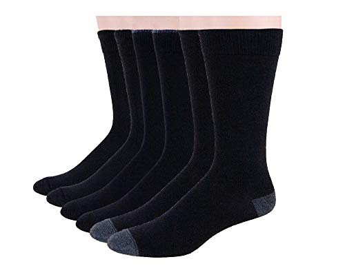No nonsense mens Cotton Crew Sock - 6 Pair Pack