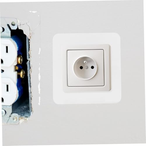 Protector de interruptor de luz acrílico blanco ideal para pasillos y cocinas 7