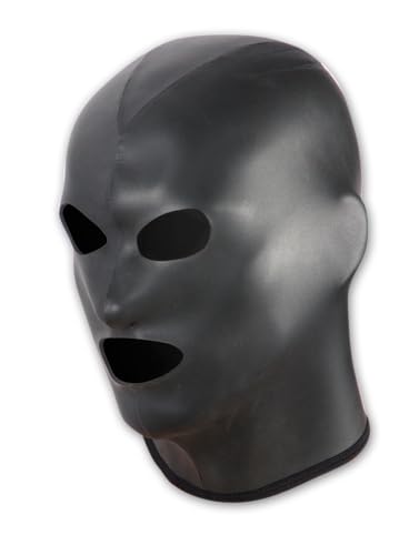 Maske Kopfhaube Mund und Nasenöffnung SM Neopren XRubber (L)