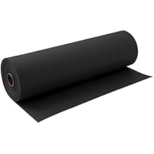 12 Inch Kraft Wrapping Paper Roll,100 Feet Recyclable Paper Kraft Packing Paper for Packing, Moving, Gift Wrapping, Postal, Shipping, Parcel, Wall Art, Crafts, Bulletin Boards, Floor Covering Black