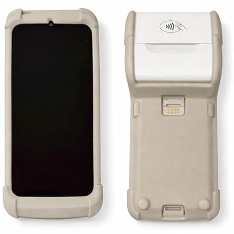 PAC Supplies Global Protective Bumper Case & Screen Protector For SumUp Terminal (Abbey Stone)